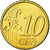 Luxemburgo, 10 Euro Cent, 2006, MS(65-70), Latão, KM:78