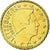 Luxemburgo, 10 Euro Cent, 2010, MS(63), Latão, KM:89