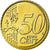 Luxemburgo, 50 Euro Cent, 2010, MS(65-70), Latão, KM:91