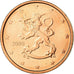 Finland, 2 Euro Cent, 2009, UNC-, Copper Plated Steel, KM:99