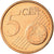 Finlândia, 5 Euro Cent, 2009, MS(63), Aço Cromado a Cobre, KM:100