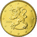 Finland, 50 Euro Cent, 2009, MS(63), Brass, KM:128