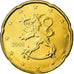 Finlandia, 20 Euro Cent, 2009, SPL-, Ottone, KM:127