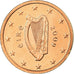 IRELAND REPUBLIC, 2 Euro Cent, 2009, MS(63), Copper Plated Steel, KM:33