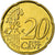 Itália, 20 Euro Cent, 2003, MS(65-70), Latão, KM:214