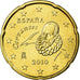 España, 20 Euro Cent, 2010, SC, Latón, KM:1148