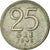 Munten, Zweden, Gustaf V, 25 Öre, 1943, ZF, Zilver, KM:816