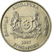 Moneta, Singapore, 20 Cents, 2007, Singapore Mint, BB, Rame-nichel, KM:101