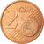 Mónaco, 2 Euro Cent, 2001, EBC, Cobre chapado en acero, KM:168