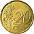 Monaco, 20 Euro Cent, 2001, SUP, Laiton, KM:171