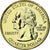 Münze, Vereinigte Staaten, Mississippi, Quarter, 2002, golden, VZ