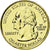 Münze, Vereinigte Staaten, Wyoming, Quarter, 2007, golden, VZ, Copper-nickel