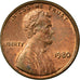 Coin, United States, Lincoln Cent, Cent, 1980, U.S. Mint, Philadelphia