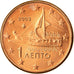 Grèce, Euro Cent, 2003, SPL, Copper Plated Steel, KM:181