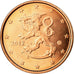 Finland, 2 Euro Cent, 2012, MS(63), Copper Plated Steel, KM:99