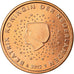 Niederlande, 5 Euro Cent, 2012, UNZ, Copper Plated Steel, KM:236