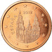 Spanje, 2 Euro Cent, 2012, UNC-, Copper Plated Steel, KM:1145