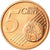 Portugal, 5 Euro Cent, 2007, BU, FDC, Cobre chapado en acero, KM:742
