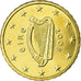 IRELAND REPUBLIC, 10 Euro Cent, 2008, MS(65-70), Brass, KM:47