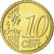 IRELAND REPUBLIC, 10 Euro Cent, 2008, MS(65-70), Brass, KM:47