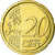 IRELAND REPUBLIC, 20 Euro Cent, 2008, MS(65-70), Brass, KM:48