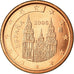 Spain, Euro Cent, 2006, MS(65-70), Copper Plated Steel, KM:1040