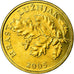 Moneta, Croazia, 5 Lipa, 2005, SPL-, Acciaio placcato ottone, KM:5