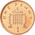 Coin, Great Britain, Elizabeth II, Penny, 1998, MS(63), Copper Plated Steel