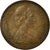 Moneta, Gran Bretagna, Elizabeth II, 1/2 New Penny, 1974, MB+, Bronzo, KM:914