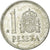 Moneta, Hiszpania, Juan Carlos I, Peseta, 1989, EF(40-45), Aluminium, KM:821