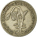 Münze, West African States, 50 Francs, 1974, Paris, SS, Copper-nickel, KM:6