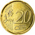 France, 20 Euro Cent, 2007, FDC, Laiton, KM:1411