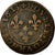 Moneda, Francia, Louis XIII, Double tournois, buste enfantin au col fraisé