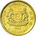 Moneta, Singapore, 5 Cents, 2013, BB, Alluminio-bronzo