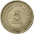 Moneda, Singapur, 5 Cents, 1968, Singapore Mint, MBC, Cobre - níquel, KM:2