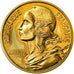 Moeda, França, Marianne, 5 Centimes, 1987, Paris, MS(65-70), Alumínio-Bronze