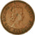 Moeda, Maurícia, Elizabeth II, 2 Cents, 1971, EF(40-45), Bronze, KM:32