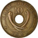 Moneda, ESTE DE ÁFRICA, George VI, 10 Cents, 1941, MBC, Bronce, KM:26.1