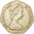 Moneda, Gran Bretaña, Elizabeth II, 50 Pence, 1983, MBC, Cobre - níquel