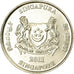 Moneta, Singapore, 20 Cents, 2011, Singapore Mint, BB, Rame-nichel, KM:101