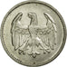 Munten, Duitsland, Weimarrepubliek, Mark, 1924, Stuttgart, FR+, Zilver