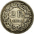 Coin, Switzerland, 2 Francs, 1860, Bern, VF(30-35), Silver, KM:10a