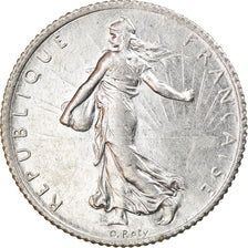 Moneta, Francia, Semeuse, Franc, 1919, Paris, SPL, Argento, KM:844.1