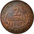 Moneda, Francia, Dupuis, 2 Centimes, 1907, MBC, Bronce, Gadoury:107