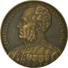 Romania, Medal, Général Docteur Davila, Epreuve d'Auteur, Medicine, 1928