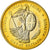 Grande-Bretagne, Médaille, 1 E, Essai-Trial, 2002, FDC, Bimetallic