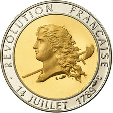 Francia, medaglia, Bicentenaire de la Révolution Française, 1989, MDP, SPL+