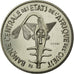 Munten, West Afrikaanse Staten, 100 Francs, 1967, UNC-, Nickel