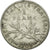 Münze, Frankreich, Semeuse, Franc, 1908, S+, Silber, Gadoury:467