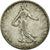 Moneta, Francia, Semeuse, Franc, 1909, MB+, Argento, Gadoury:467